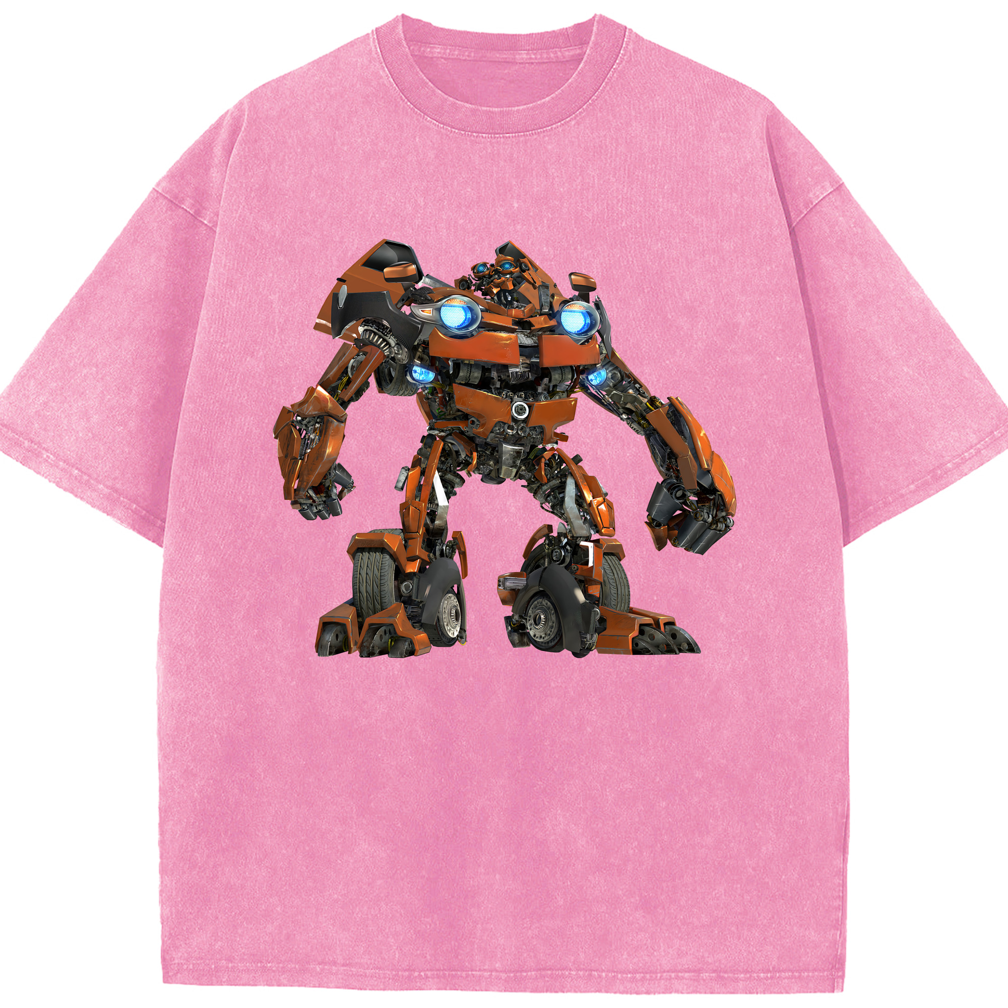 （画像用） Transformers トランスフォーマー 綿100% ヴィンテージ風 半袖Tシャツ（フロントプリント）